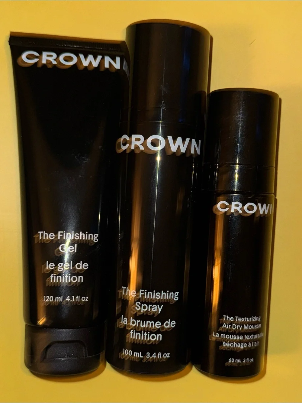Crown Affair The Styling Trio - collection of luxe top sellers. Clean / Luxe